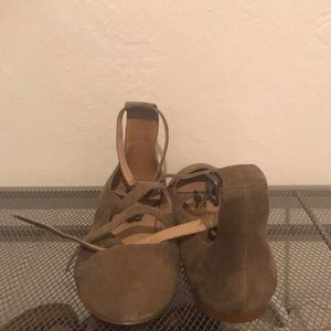 Strappy ballet flats